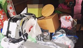 A bunch of household items for removal